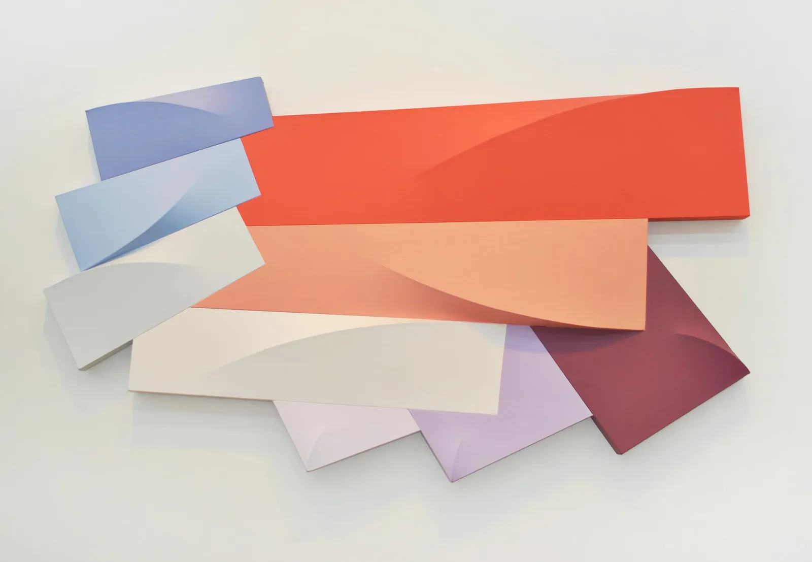 Charles Hinman, Sea Shell, 1983 — shaped canvas